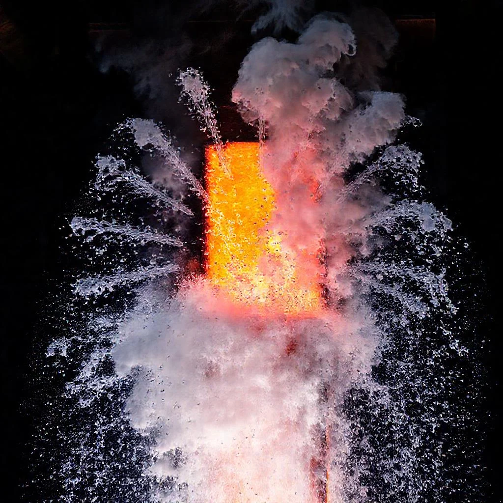 Фото по теме: Как происходит вторичное охлаждение слитка водой