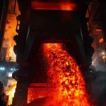 Фото по теме: Как устроена камера выдачи раскаленного кокса тушильным вагоном